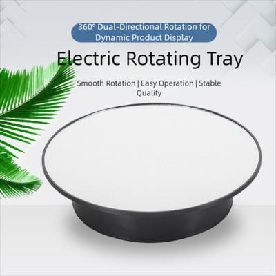 2 In 1 Rotating Turntable 360° Rotation Jewelry Display Platform Electric Display Stand  Props