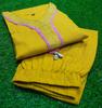 Women Indian Pakistani Kurta Pant Set Party Wear Designer Top Tunic Ethnic Kurti Cotton Slub