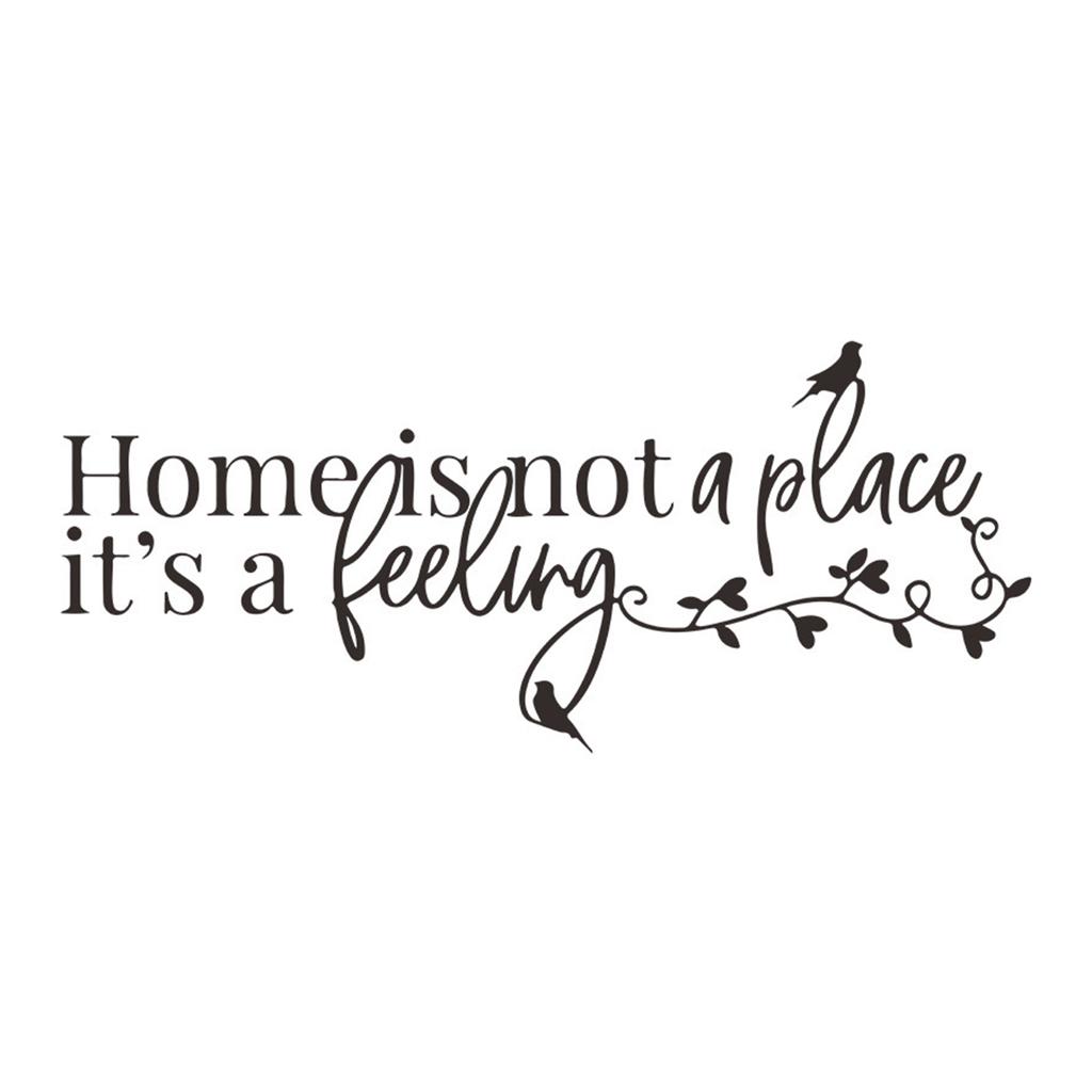 English Motto Wall Sticker Self Adhesive Home Decoration for Bedroom and Entrance