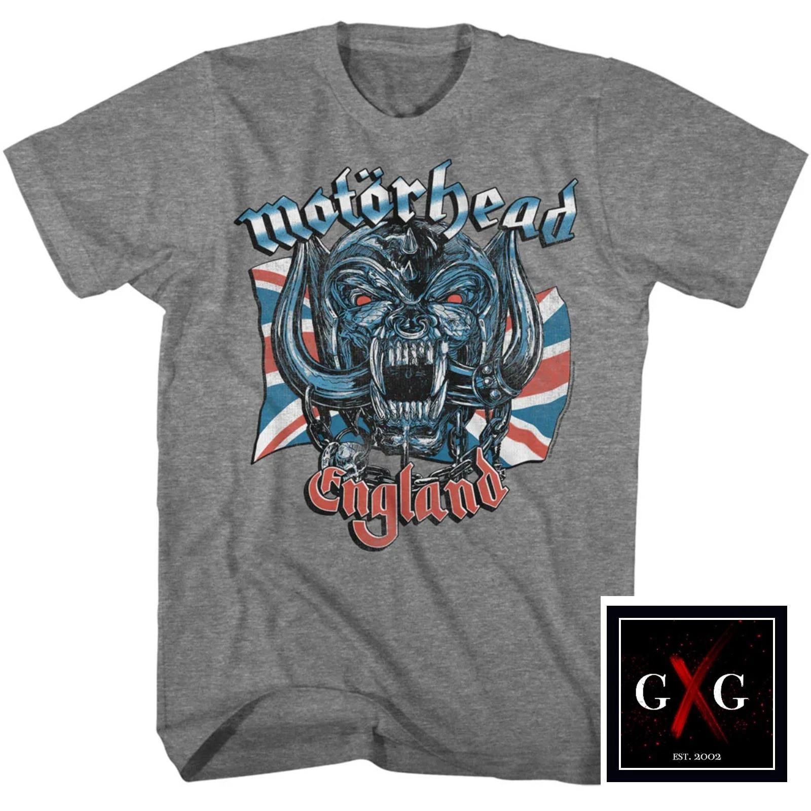 MOTORHEAD cd lgo ENGLAND UNION JACK Official SHIRT LG New lemmy orgasmatron 1916 M