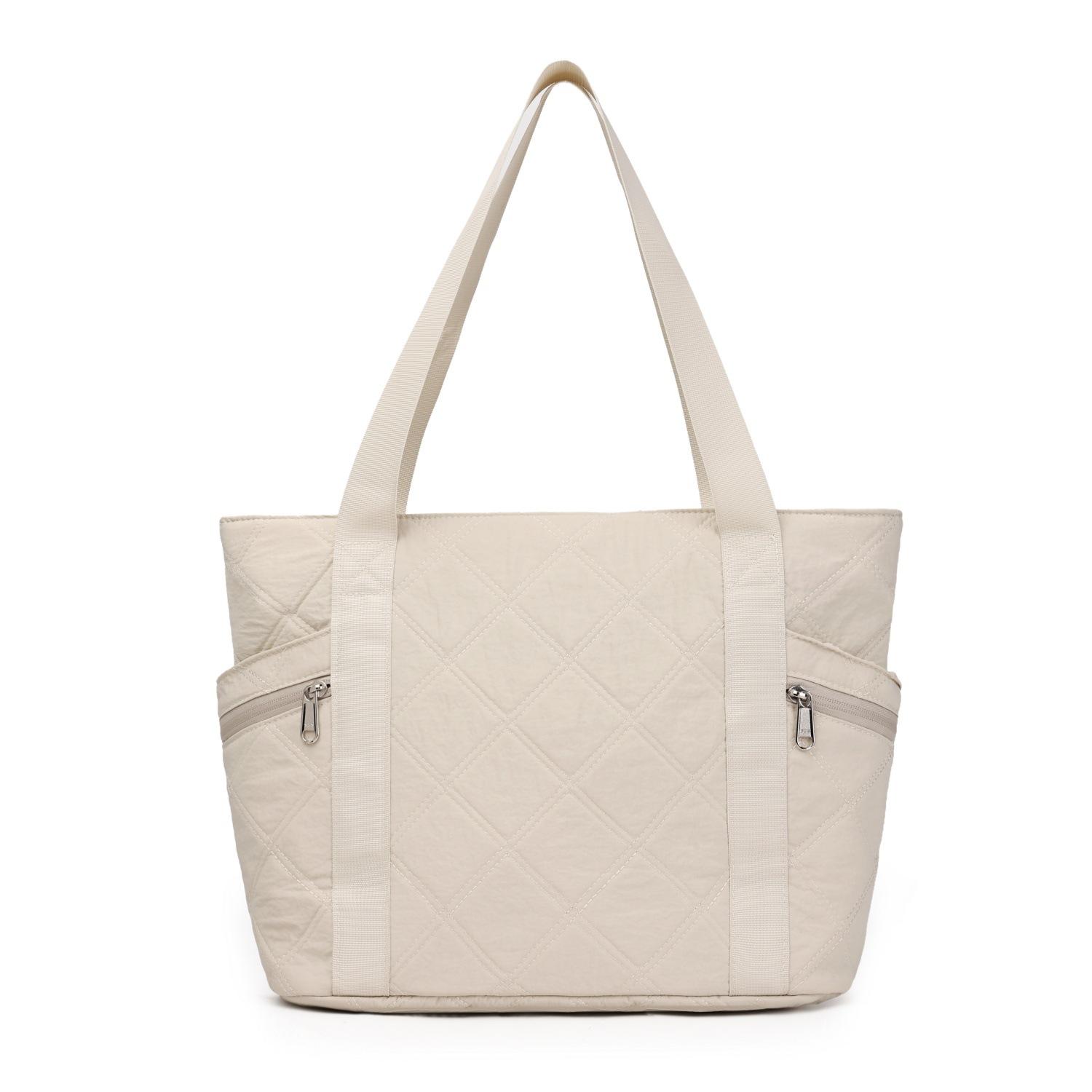 

Новая швейная линия сумка через плечо ромб двойная сторона с сумочкой на молнии большая вместимость дорожная сумка