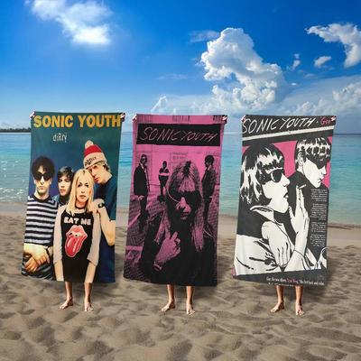Experimental Rock Singer Sonic Youth-Band Big Microfiber Beach Towels Quick Dry Towel Sand Beach Towels Pool Towel For Travel