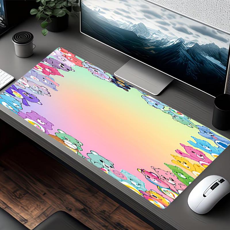Care Bears Print Mouse Pad, for Keyboard Pad Laptop PC Mat for Office Home Use, Desk Decor, Perfect Birthday Gift for Gamers