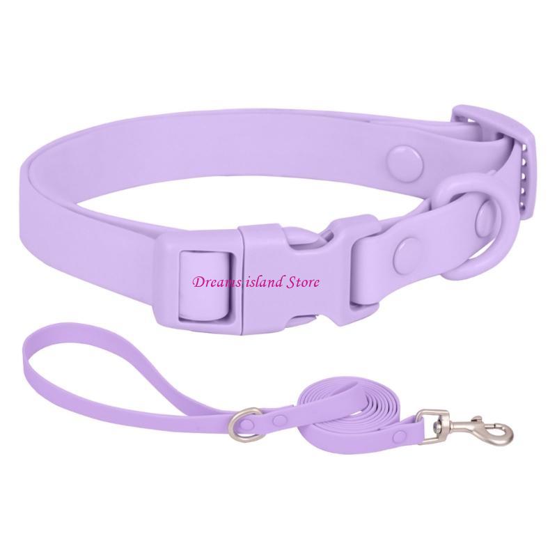 Anti-Escape Dogs Collar Macaron Color Adjustable Dog Training Collar for Walking HX6C