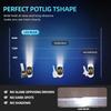 Roadsun 4pcs LED Headlamps Combo H11 Hi/lo Beam 150W 6000K Ultra White COB Chips Super Bright 22000LM Car Light Upgrade
