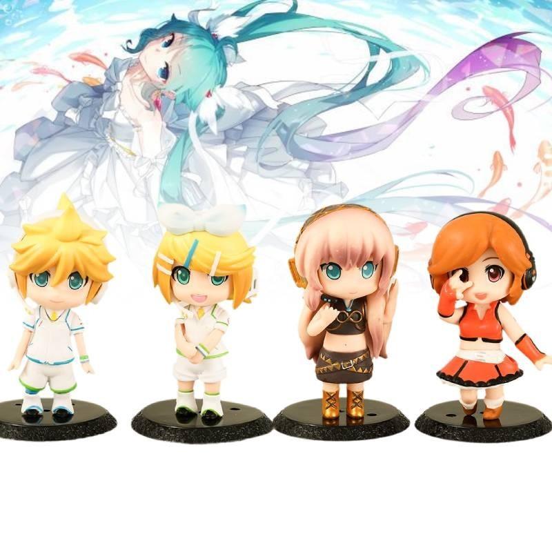 Adorable Pvc Anime Singer Figurines Set Perfect For Collectors Cute Cartoon Toys