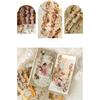 20PCS Colored Long Floral Stickers Paper Collage Stationery Decor Hollow Relief Craft  Scrapbooking