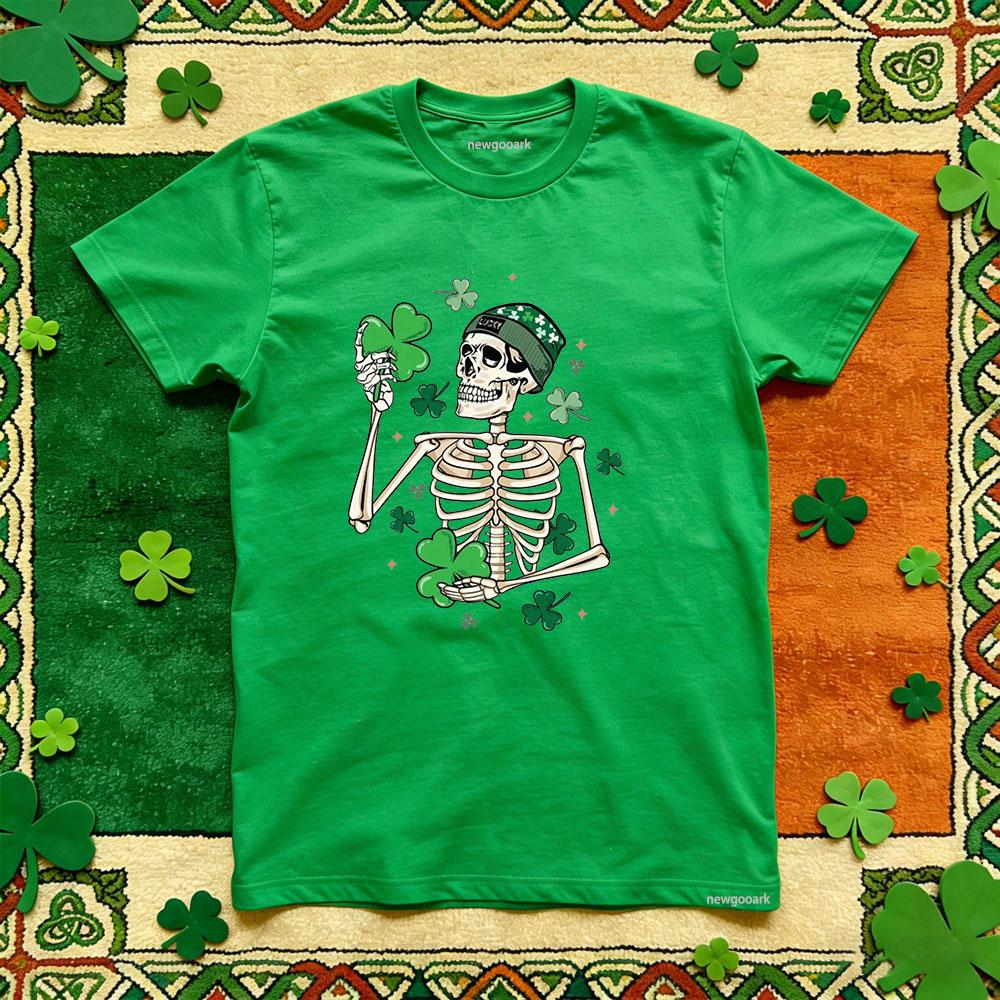 Saint Patrick Classic printed T shirt Unisex lucky Irish green Retro cotton Casual funny festival Unisex Adult Party tee