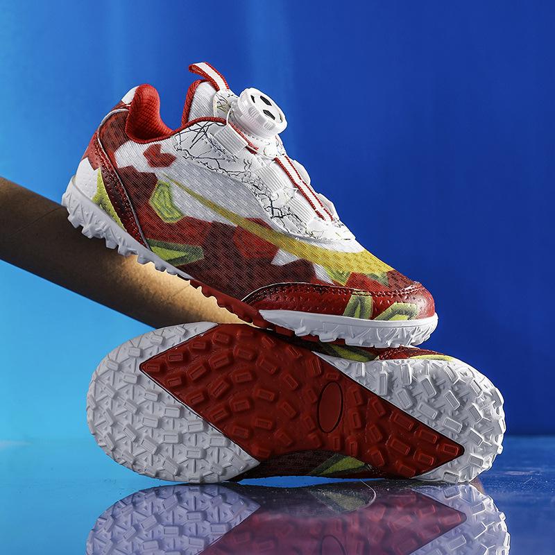 Summer breathable mesh boys and girls football shoes children's primary and secondary school students competition training shoes sports shoes men