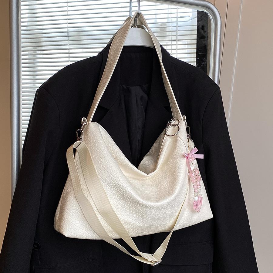Wucifang Bags Women's Pink Shoulder Bag Large Capacity Bag New Versatile Casual Tote Bag