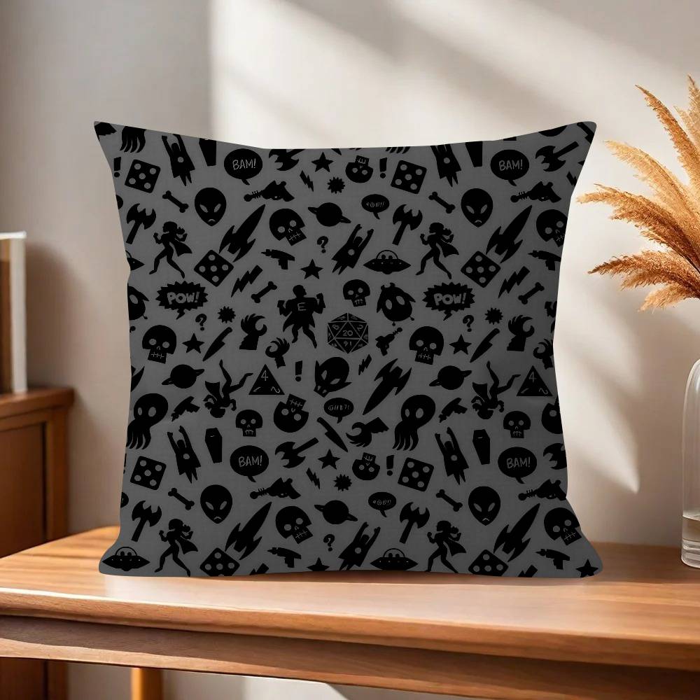 ANIME Eltingville Club   Pillow Cushion Cover Pillowcase Living Room Sofa Home Decor Customized