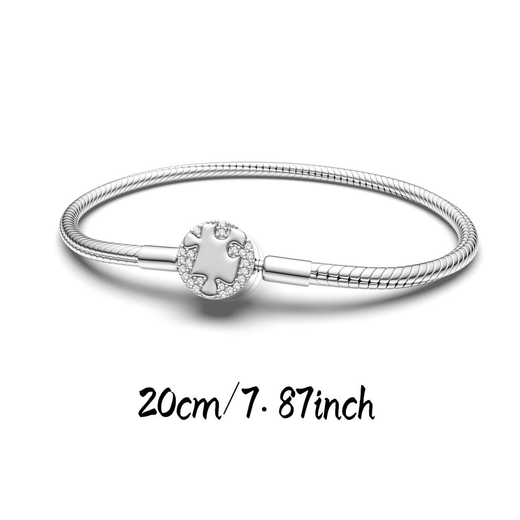 Manyilus Bracelets for Couples Bracelet Charm Silver 925 Jewelry Girls Fit Original Bracelet Women Real 925 Charms Plata Paired