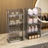 Acrylic Plastic Makeup Organizer Storage Box Lipstick Jewelry Display Transparent Cosmetics Case Brush Holder Organizer