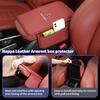 Car Armrest Box Pad Center Console Protective Cover With Storage Pocket For Citroen C4 C3 C5 C1 C2 Berlingo Celysee Cactus