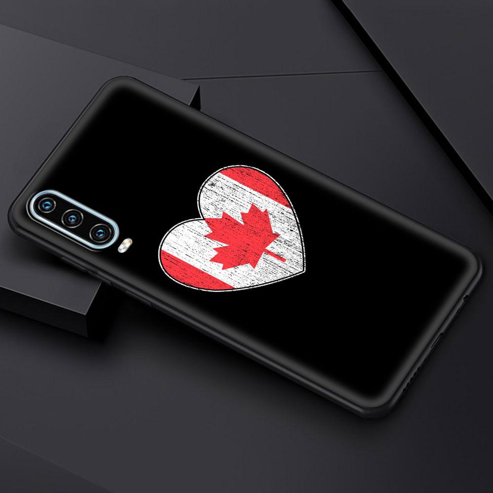 Maple Canada Flag Football For Huawei P30 Lite Phone Case For Huawei P50 Pro P20 P40 Lite E P Smart Z 2021 Y6 Y9s Y7a 2019 Cover
