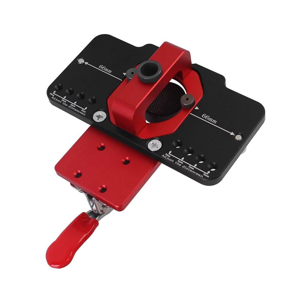 High-quality Hole Drilling Guide Locator 35mm Puncher Template  Hidden Hinge Drilling Fixture Set