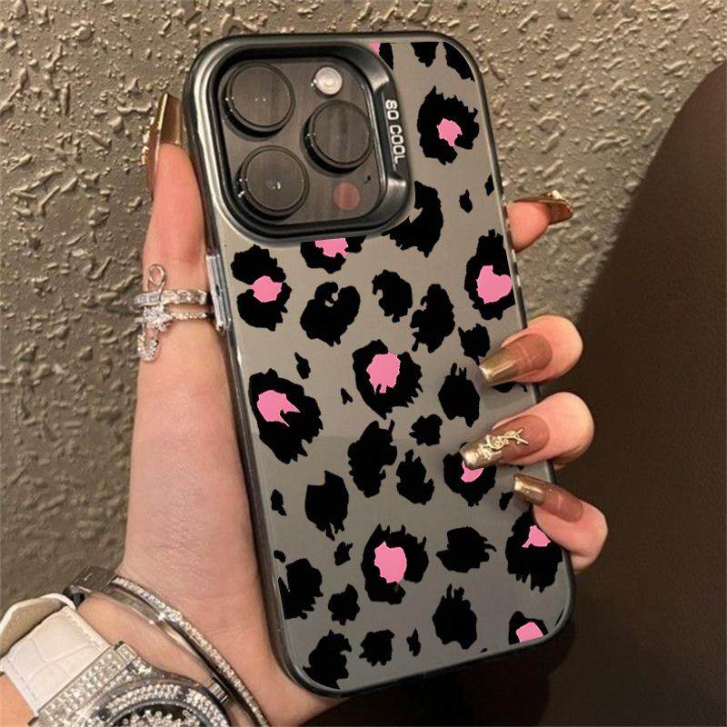 Retro Leopard Print Case for OPPO Reno 12 10 11 Pro 12F 11F 10 11 5G 8T Reno 7 4G 6 Lite 8 A60 A38 A57 A77 A78 A98 A79 5G Cover