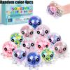 Cute Octopus Soft Stress Ball, Bead Filled Sensory Fidget Toy for Kids Adults, Christmas Halloween Gift Random Color