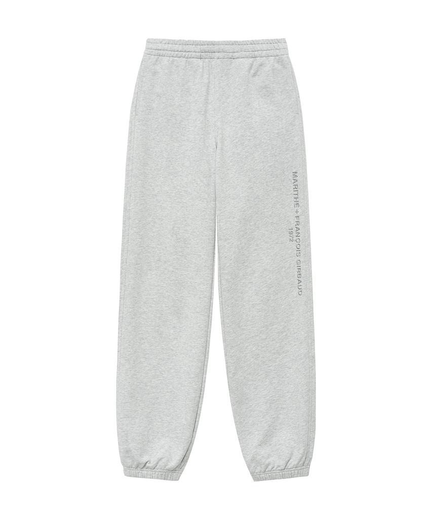 Malittepeulangsowajeobeo Lettering Logo Sweatpants Light Heather Gray