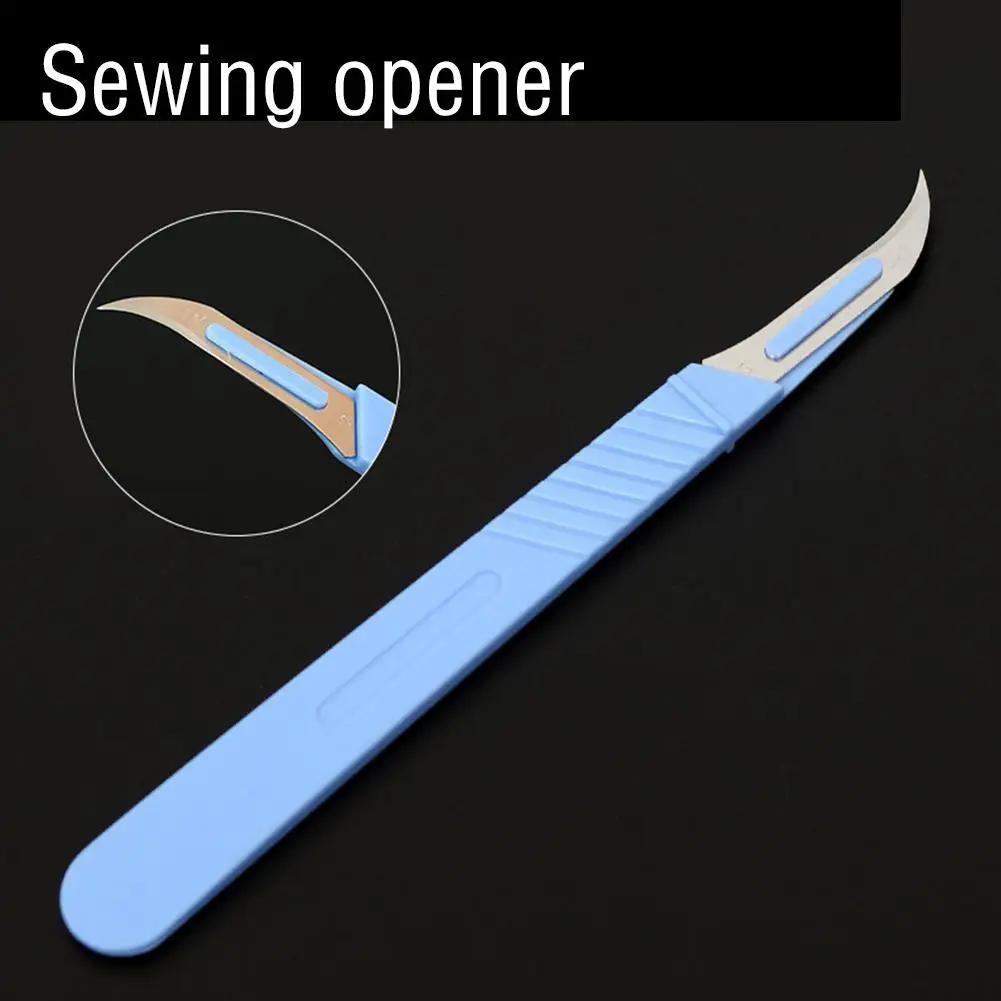 Sewing Seam Rippers Blue Plastic Handle Seam Stitch Ripper Unpicker Remover Thread Cutter For Sewing Craftin Needlework Tools