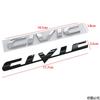 ABS Car Rear Trunk Letters 3D Emblem Tail Badge Sticker for Honda CIVIC Logo Decals Auto Stickers Styling Decoration