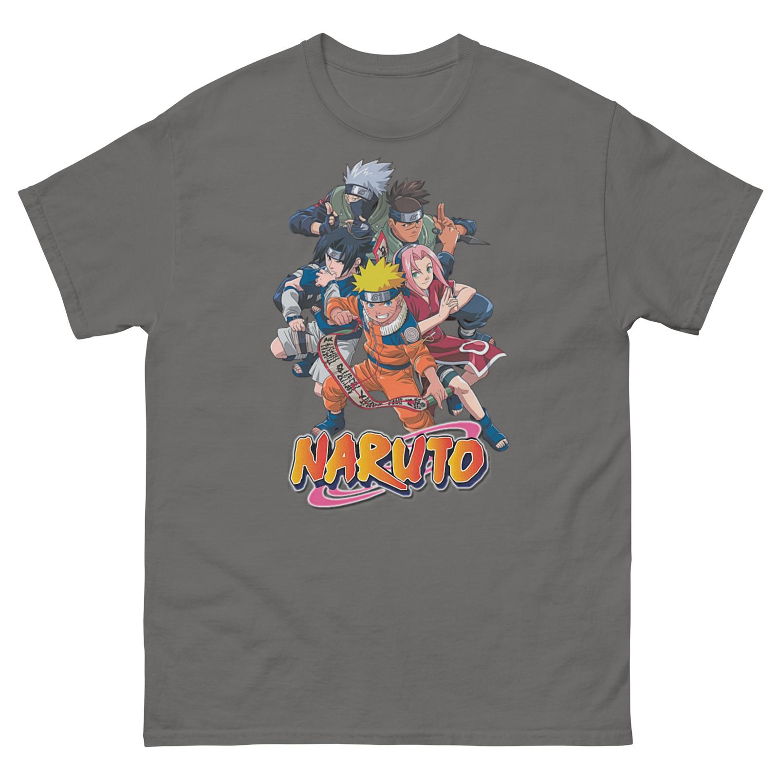 Unisex Naruto Tee, Classic Anime, Sasuke, Sakura, Naruto Team 7 T-Shirt Mens Womens Tees Top 3XL