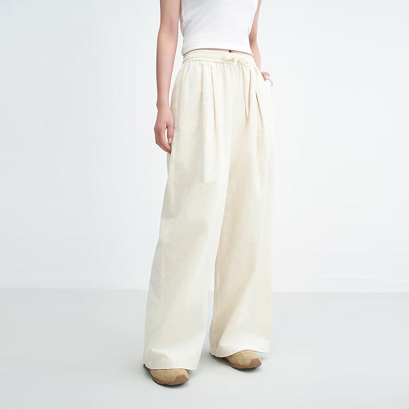 Ledin Women's Wide-Leg Cotton Linen Casual Pants