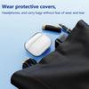 Funda de Silicona Suave para Auriculares Carcasa de TPU Protectora a Prueba de Polvo Resistente al Agua Funda Protectora Manga de Prevención de Daños
