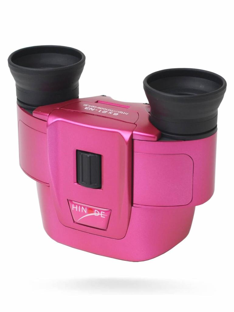 Hinode 6x21-N3 Binoculars for Theater, Musicals, Opera Glasses, Kabuki, Sports (Baseball, Soccer, Figure Skating, Basketball) (Pink)
