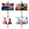 Super Cute Dc League Of Super-pets Printed Bath Towel For Kids And Adults