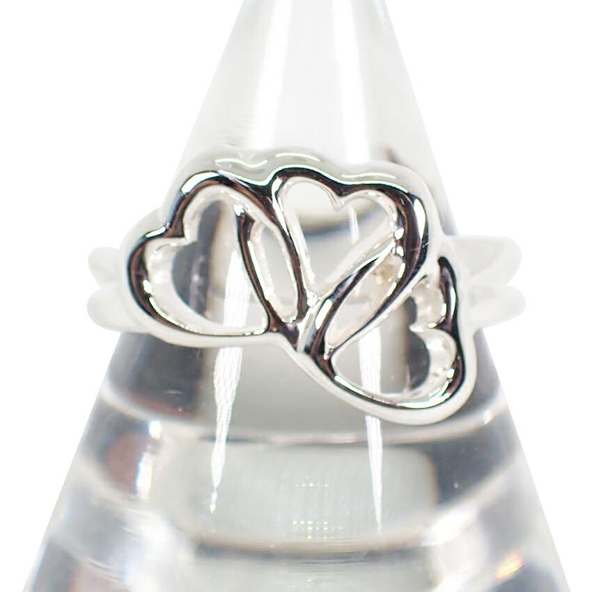 

[Б/у] Кольцо TIFFANY/Tiffany 925 Triple Heart No. 12 [г339-70]