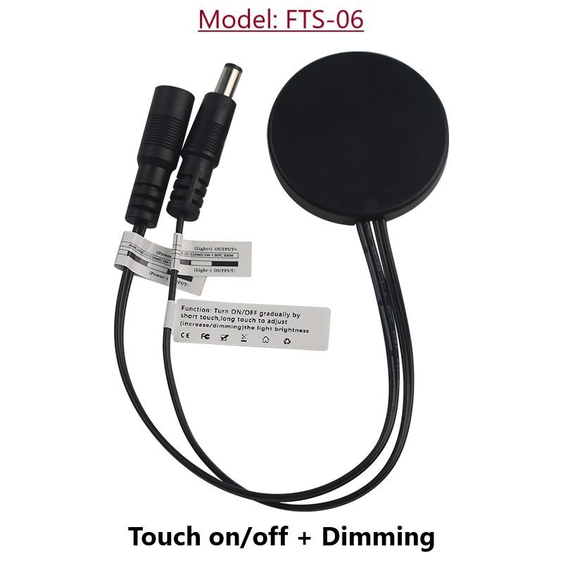 DC12V 24V Wooden Board Touch Switch LED Light Dimming Controller Suitable for Concealed Wooden Board Stone Plastic LED Light Tou