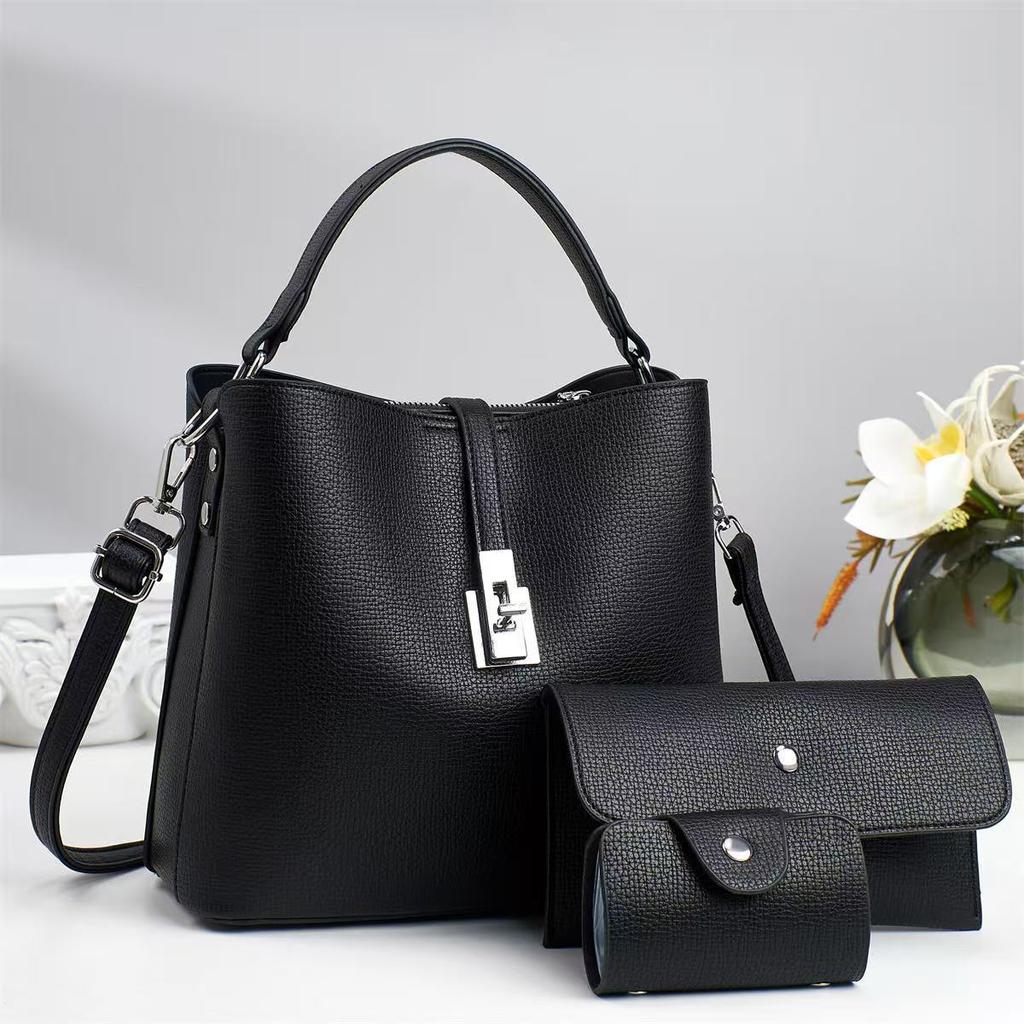 2026 New Women's Bags Versatile Leisure Trendy Light Luxury Niche Single Shoulder Crossbody Bag Simple Composite bucket bags