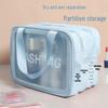 Waterproof Dual-Layer Makeup & Skincare Travel Bag - Large Capacity
