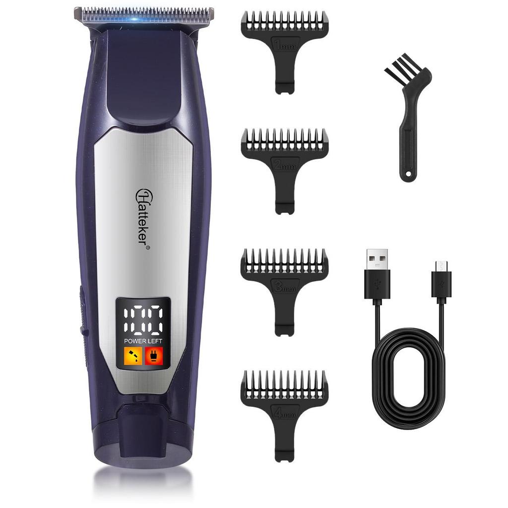 Hair Clipper Rechargeable Haircut Machine Cordless Digital Display Hair Cutting Machine Professional Zero Cutting Machine