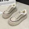 Fashion Winter new thickened warm board shoes for women's casual thick soled simple comfortable daily casual women's sports shoes