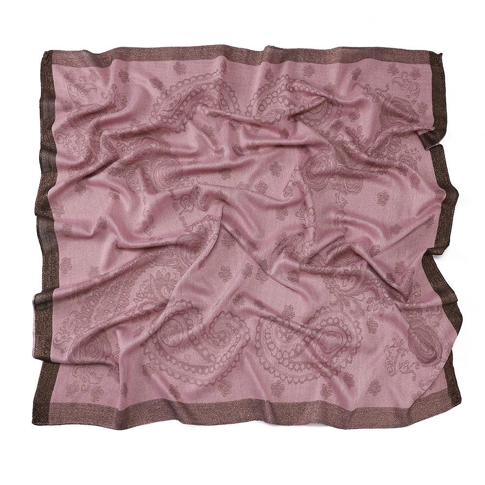 100X100Cm Women Paisley Pattern Malaysian Breathable Square Headscarf Arabian Scarf Middle East Dubai Turkey Palestinian Hijabs