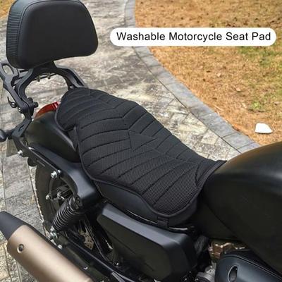 Polštářek na sedlo motocyklu Opalovací krém na vzduchový polštář motocyklu Vodotěsný prodyšný polštář na dvojité sedadlo pro jezdecké příslušenství