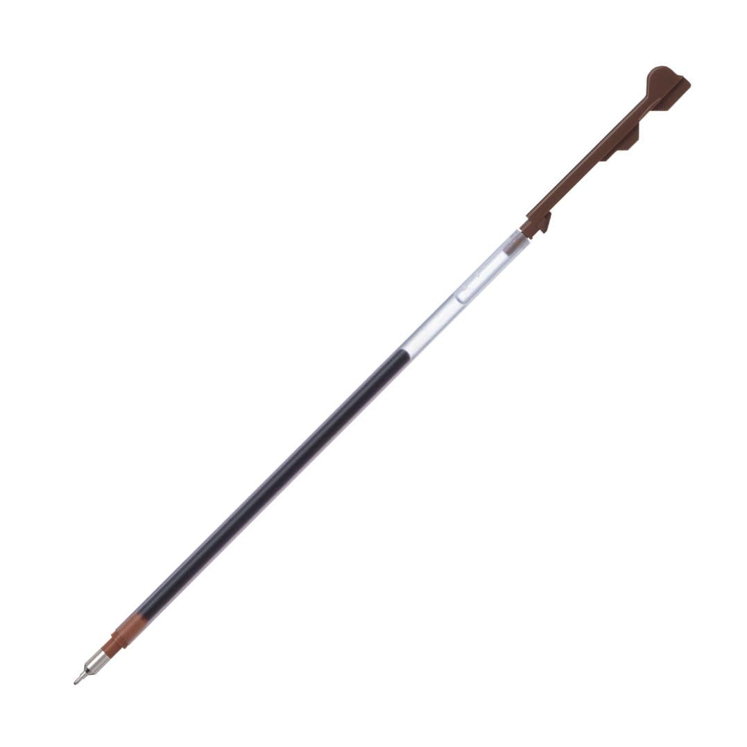 Pilot Coleto Ballpoint Pen Hi-Tec-C Refill, 0.4mm, Brown, 10-pack (LHKRF100C4BN) коричневый