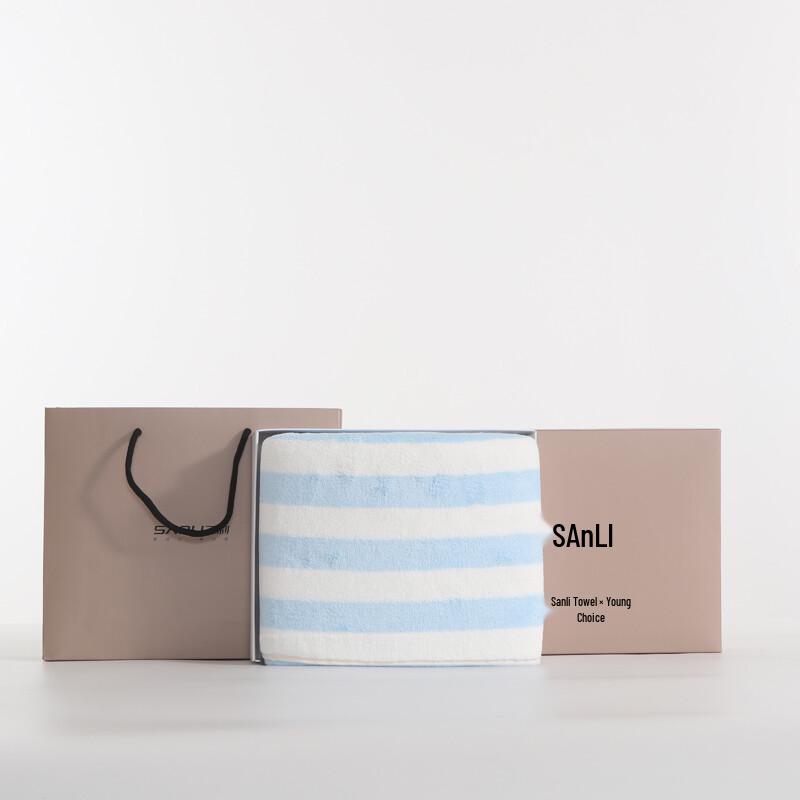 Sanli Flower Coral Fleece Bath Towel