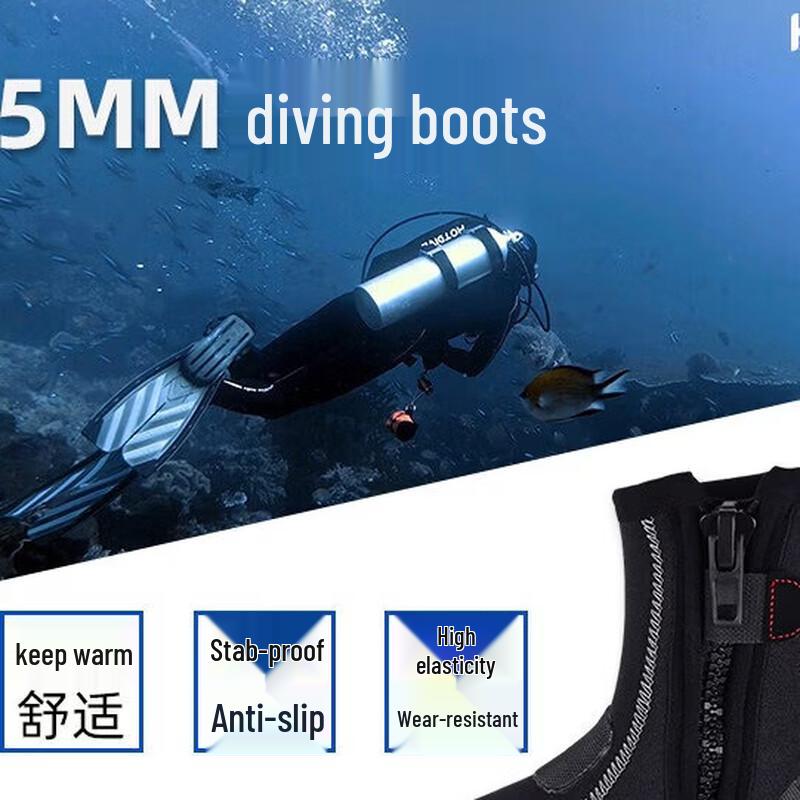 

HOTDIVE 5mm Anti-Slip Warm Diving Boots
