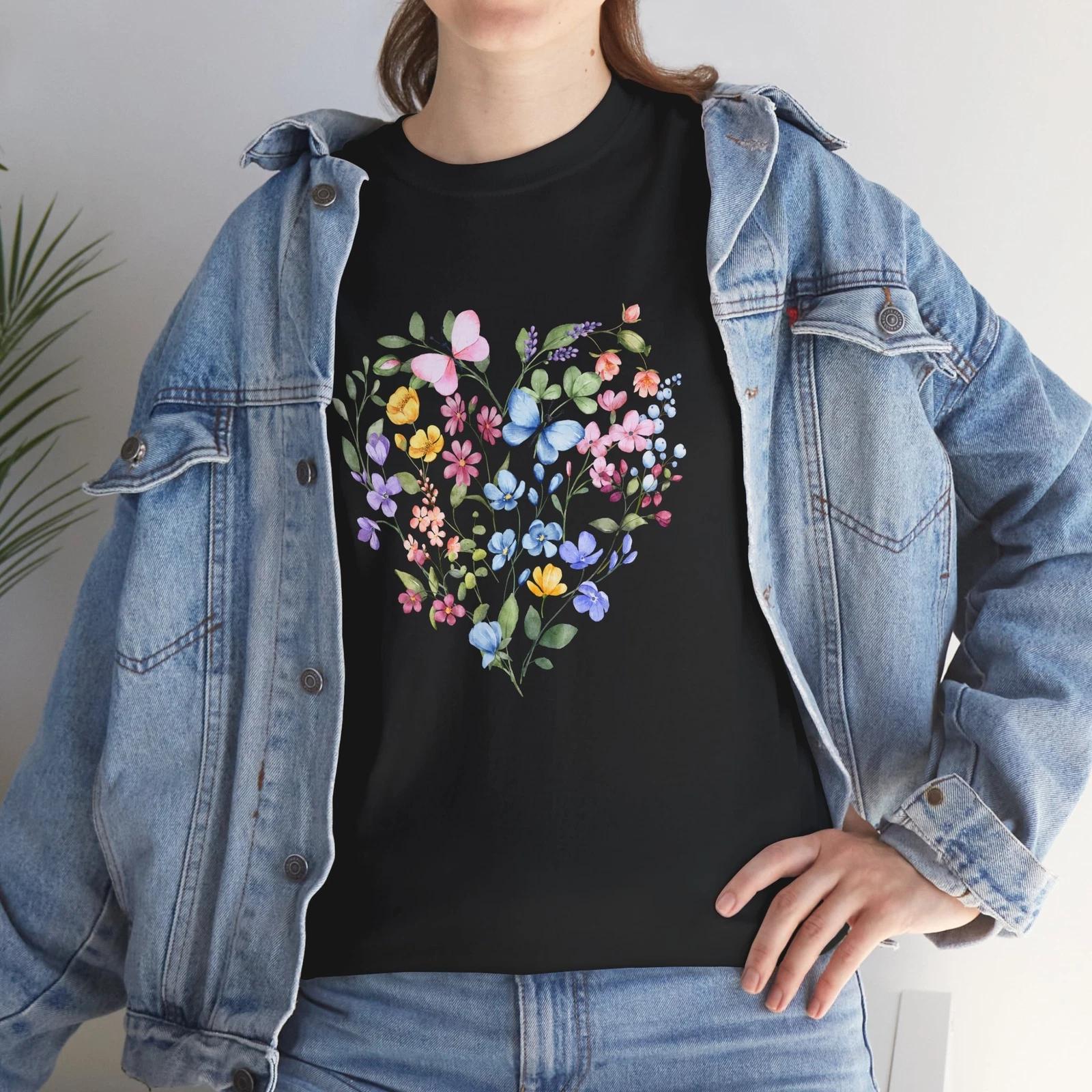 

Fantasy Floral T-Shirt - Mystical Flower Tee for Enchanted Looks 3XL