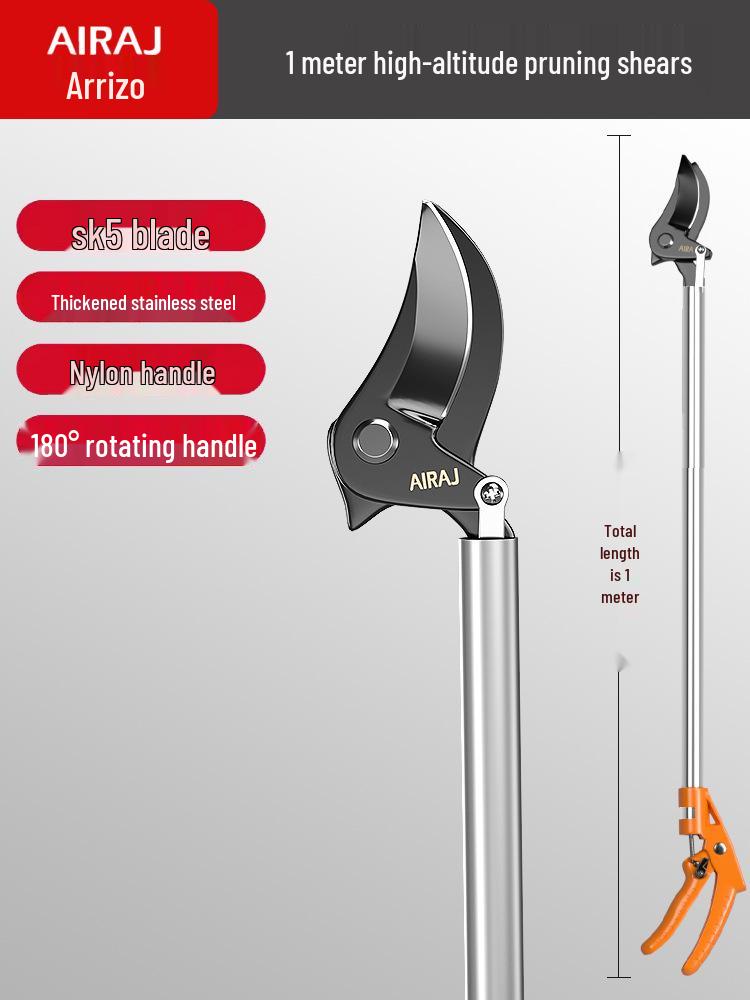 Телескопические высотные секаторы из нержавеющей стали для фруктовых деревьев