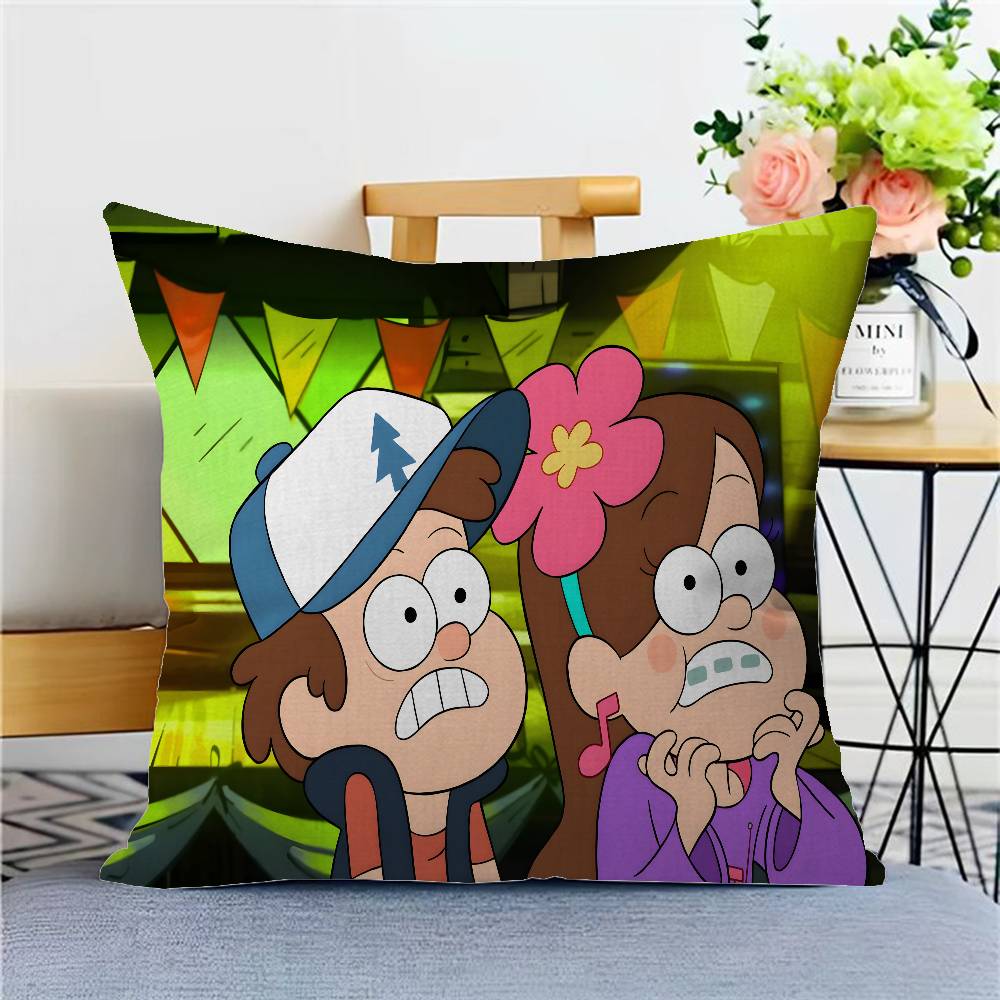 Film Gravity Falls Pillow Gift Home Office Decoration Bedroom Sofa Car Cushion Cover Case 45x45