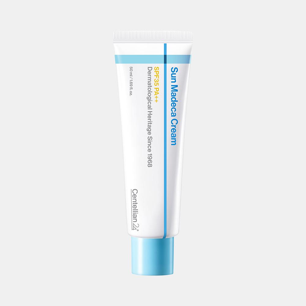 CENTELLIAN24 Sun Madeca Cream (50ml) – Calming Daily Sunscreen with TECA™ & Blue Complex, SPF50+ PA++++, Korean