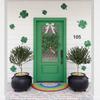 Multipurpose Patrick's Day Wreath Four Leaf Clovers Pendant For Wall And Door Party Decoration Home Accessory