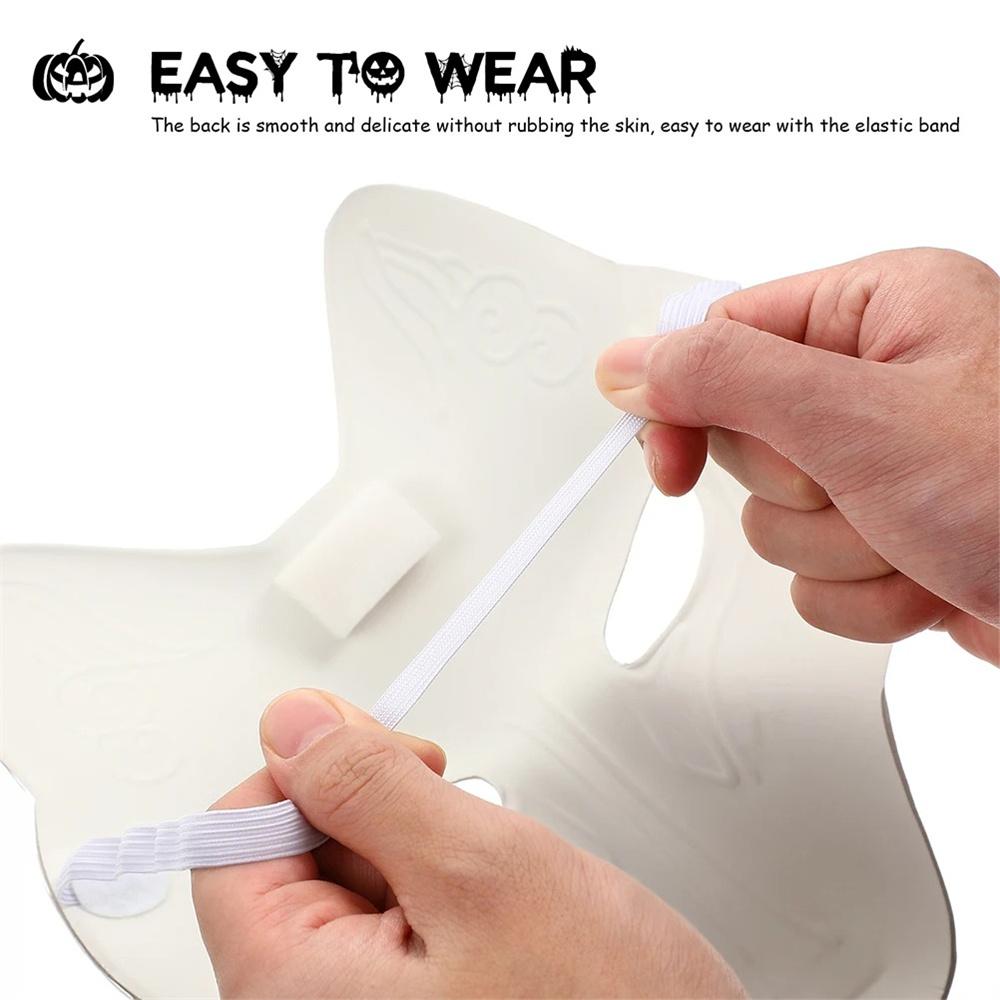 Fuchsmaske DIY Tiermasken für Maskerade Bemalbar Halloween-Party Wolf Cosplay Kostümzubehör