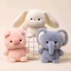 Neue Kawaii Weiche Tier Serie Plüschpuppe Kissen Elefant Schwein Hund Schaf Maus Affe Niedliches Plüschtier Geschenk für Jungen und Mädchen