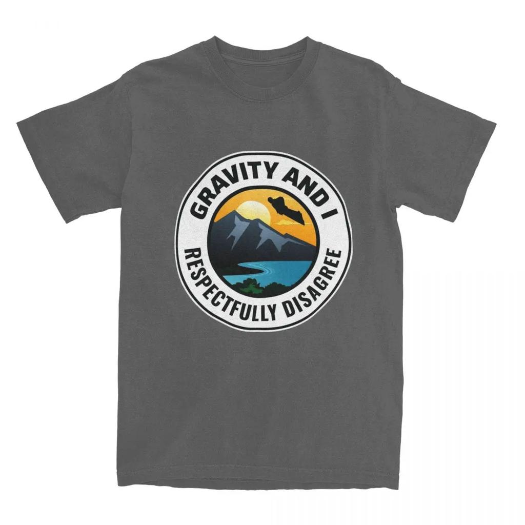 Wingsuit Flying Base Jumping T Shirt Accessories for Men Women Cool Mountain Skydiving Wingsuiting T-shirt Clothing