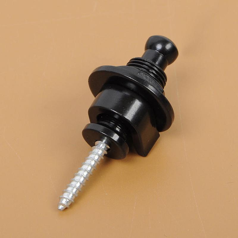 Round Head Straplock Acoustic Electric Guitar Bass Strap Buckle Lock Skidproof